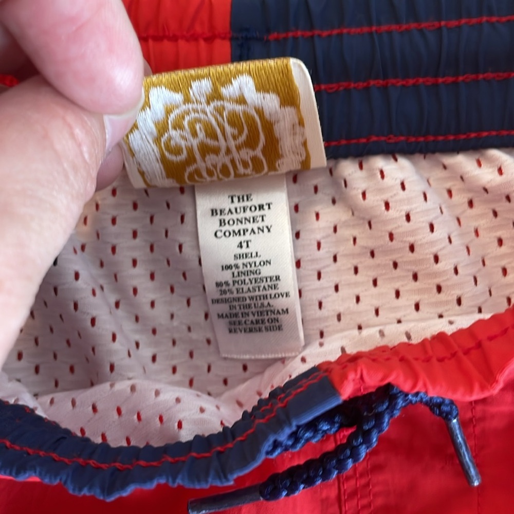 The Beaufort Bonnet Company boys swim trunks, 4T - Picture 5 of 6